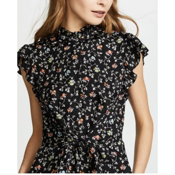 Rebecca Taylor SL Vine Jumpsuit - Size 10 - Picture 2 of 14